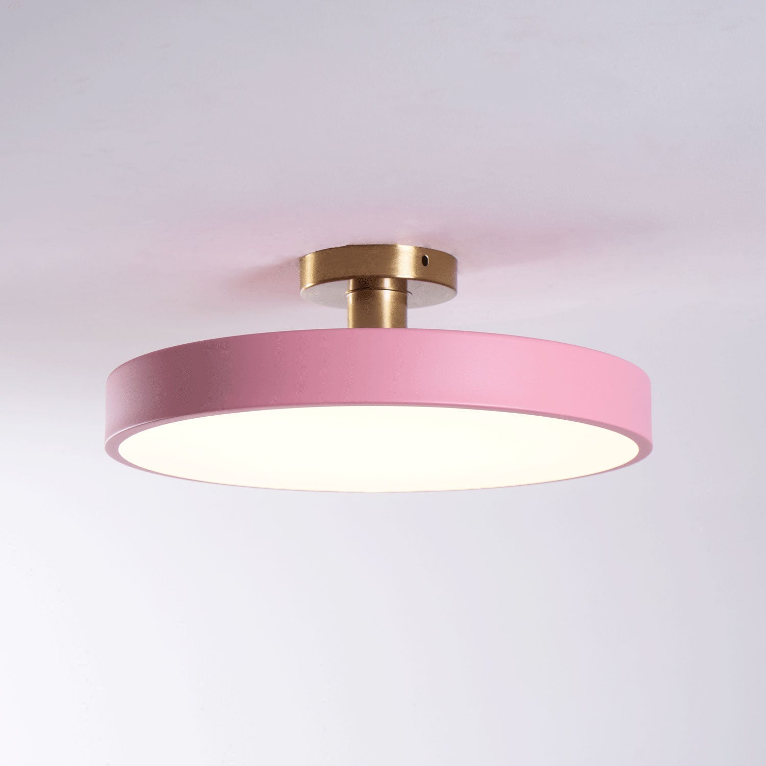 Solara Ceiling Lamp Flush Mount Black and Gold Modern - Neutral Decor