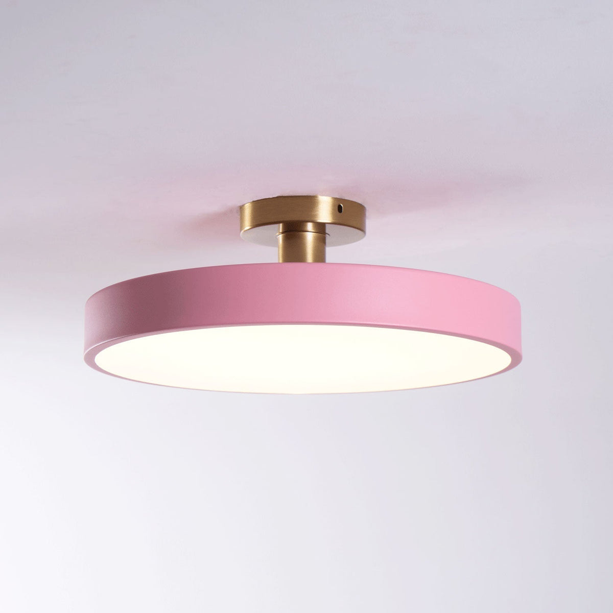 Nalia Ceiling Lamp Flush Mount Black and Gold Modern