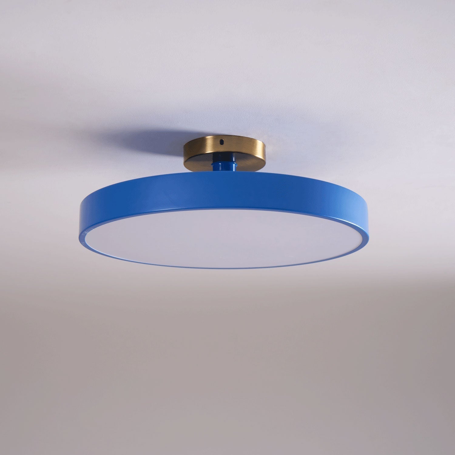 Nalia Ceiling Lamp Flush Mount Black and Gold Modern