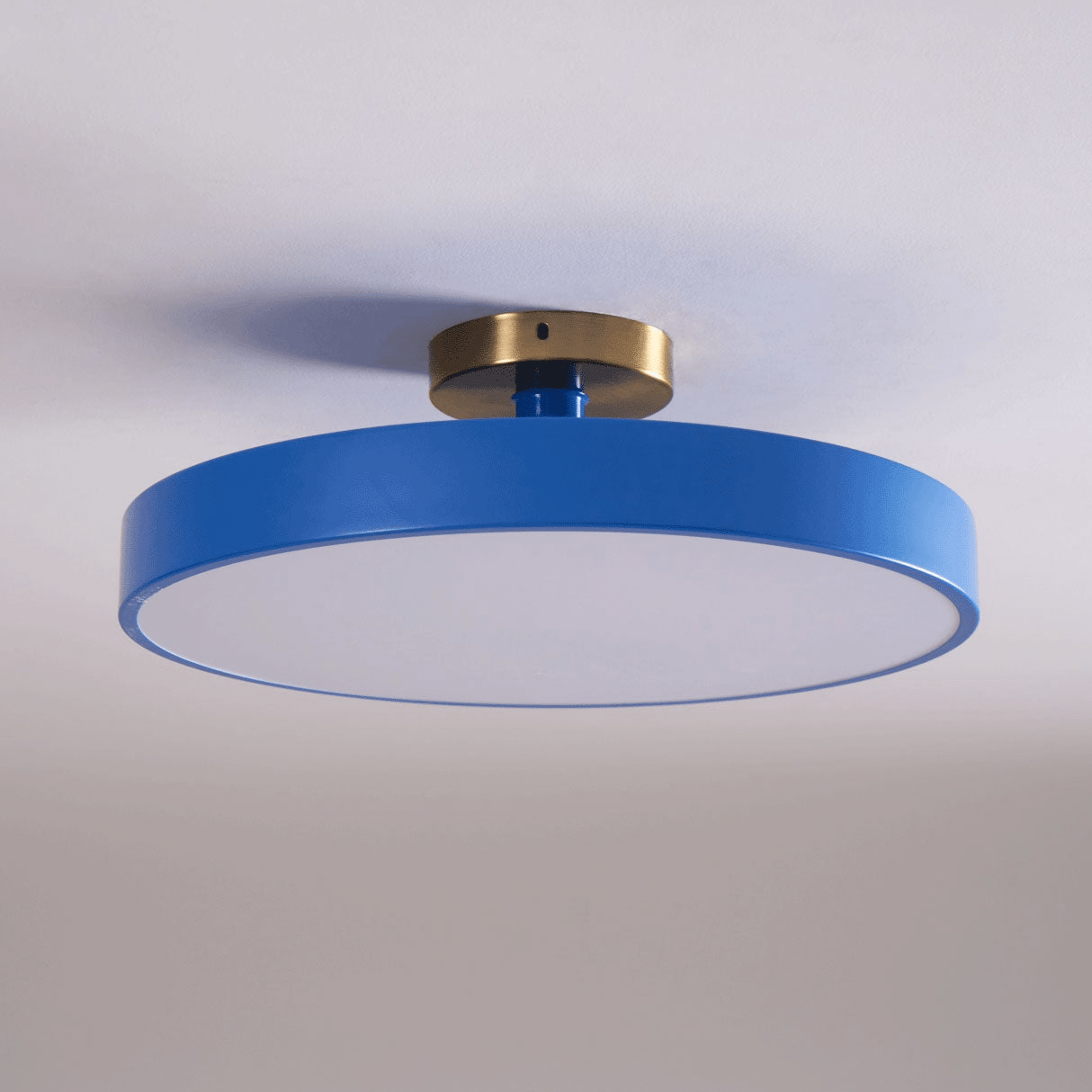 Nalia Ceiling Lamp Flush Mount Black and Gold Modern