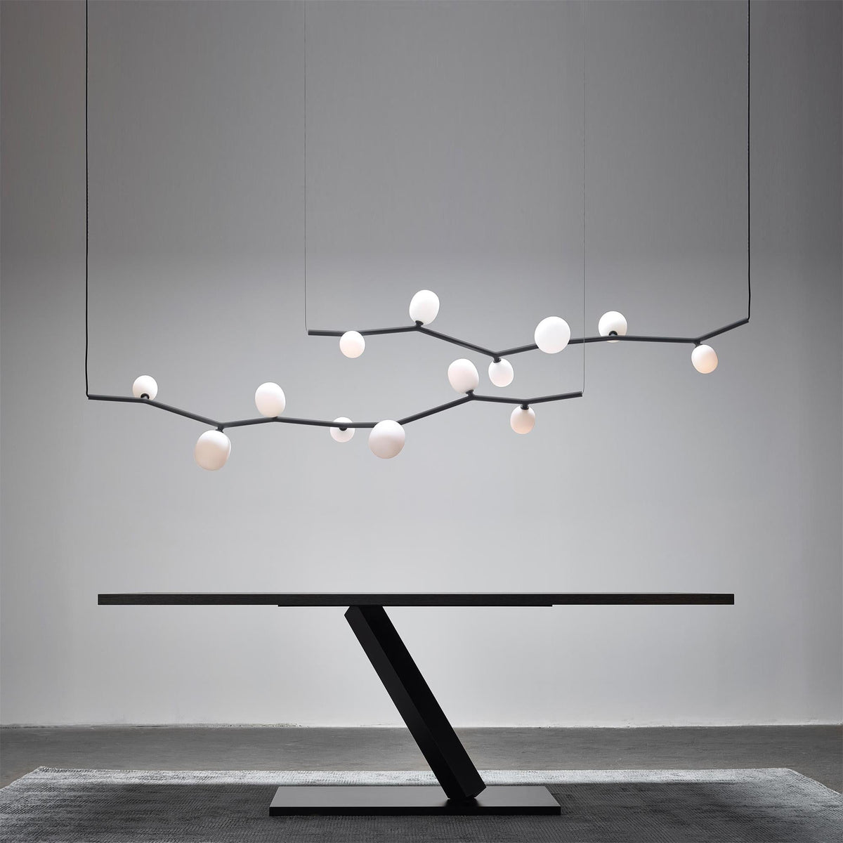 Evmirion Modern Minimalist Horizontal Glass Pendant Lamp