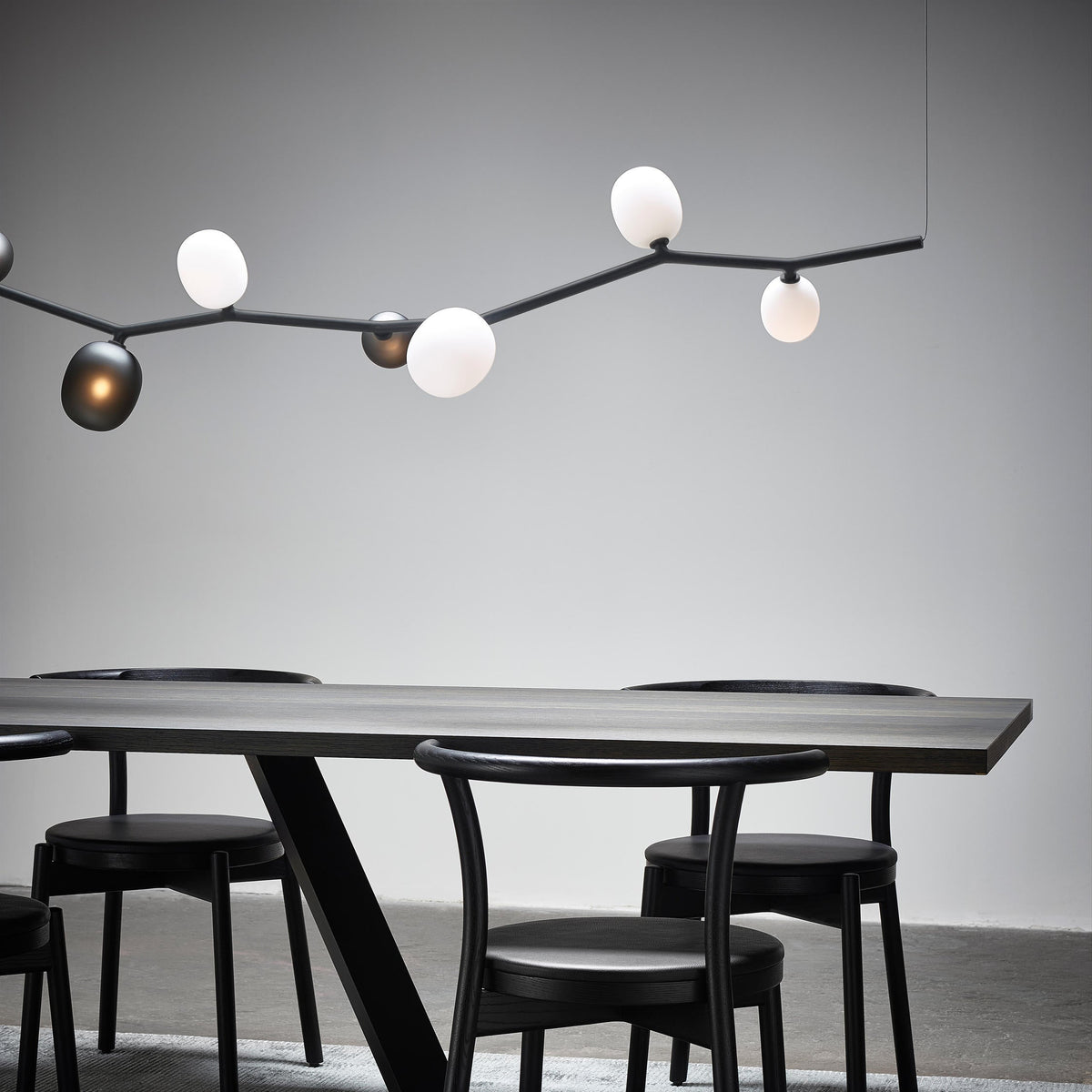Evmirion Modern Minimalist Horizontal Glass Pendant Lamp