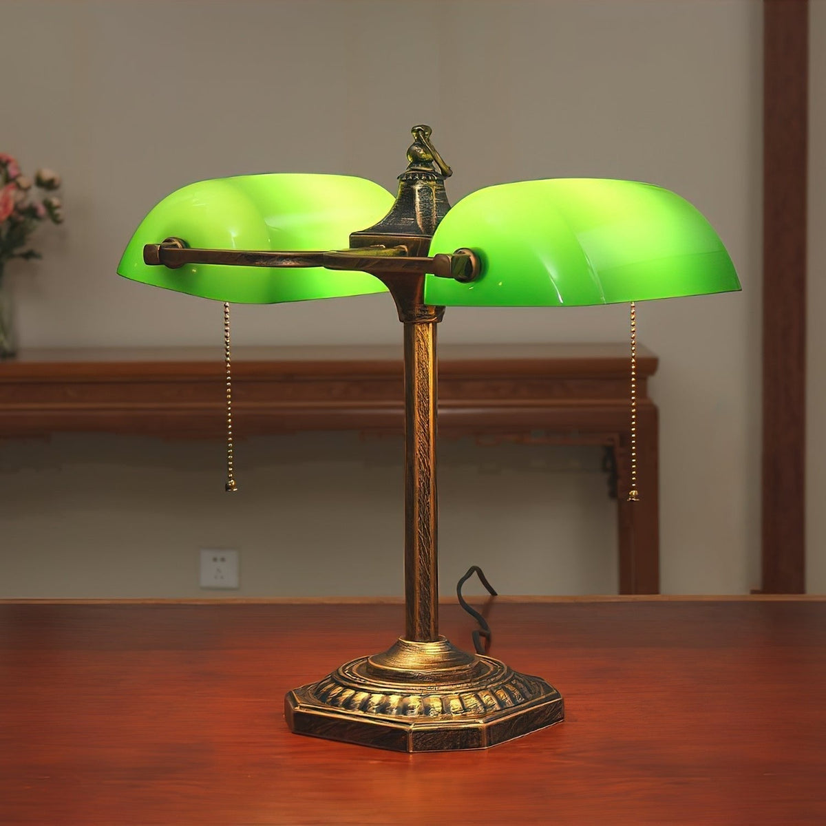 Osilel Vintage Brass Desk Lamp