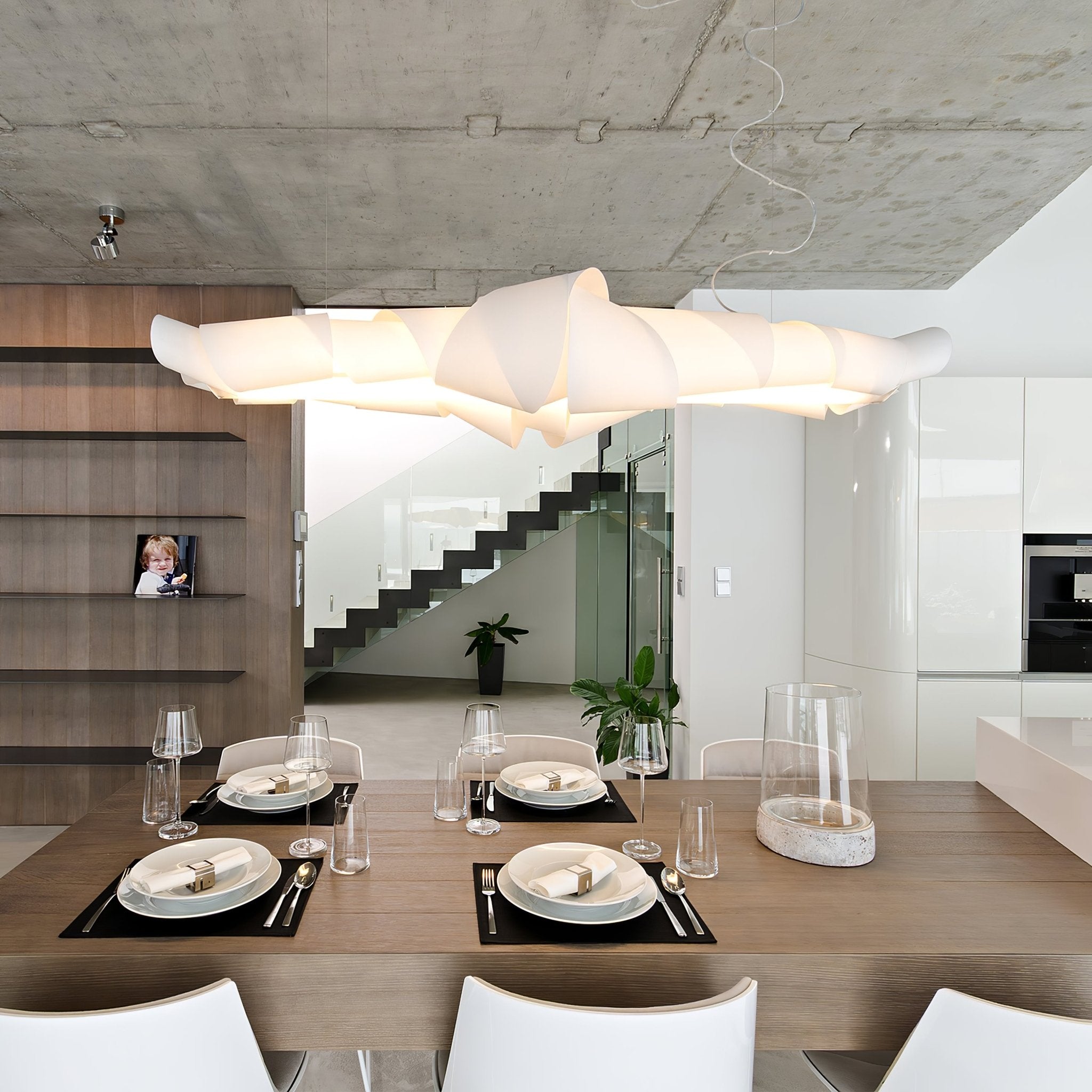 Ribbon Playful PVC Chandelier