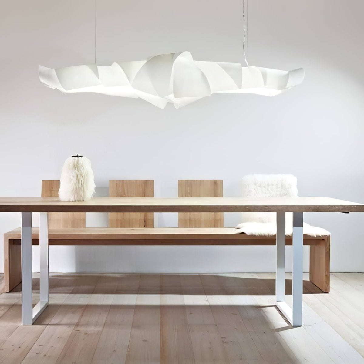 Ribbon Playful PVC Chandelier
