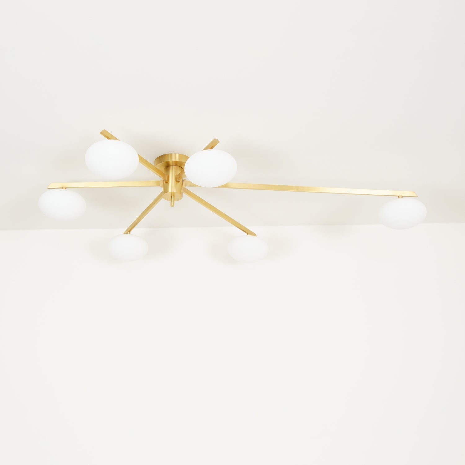 Lioraliella Ceiling Lamp Black White Glass