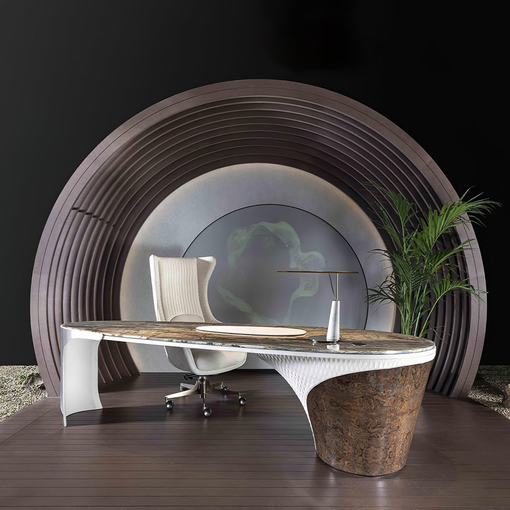 Lunaris Modern Marble Table Lamp