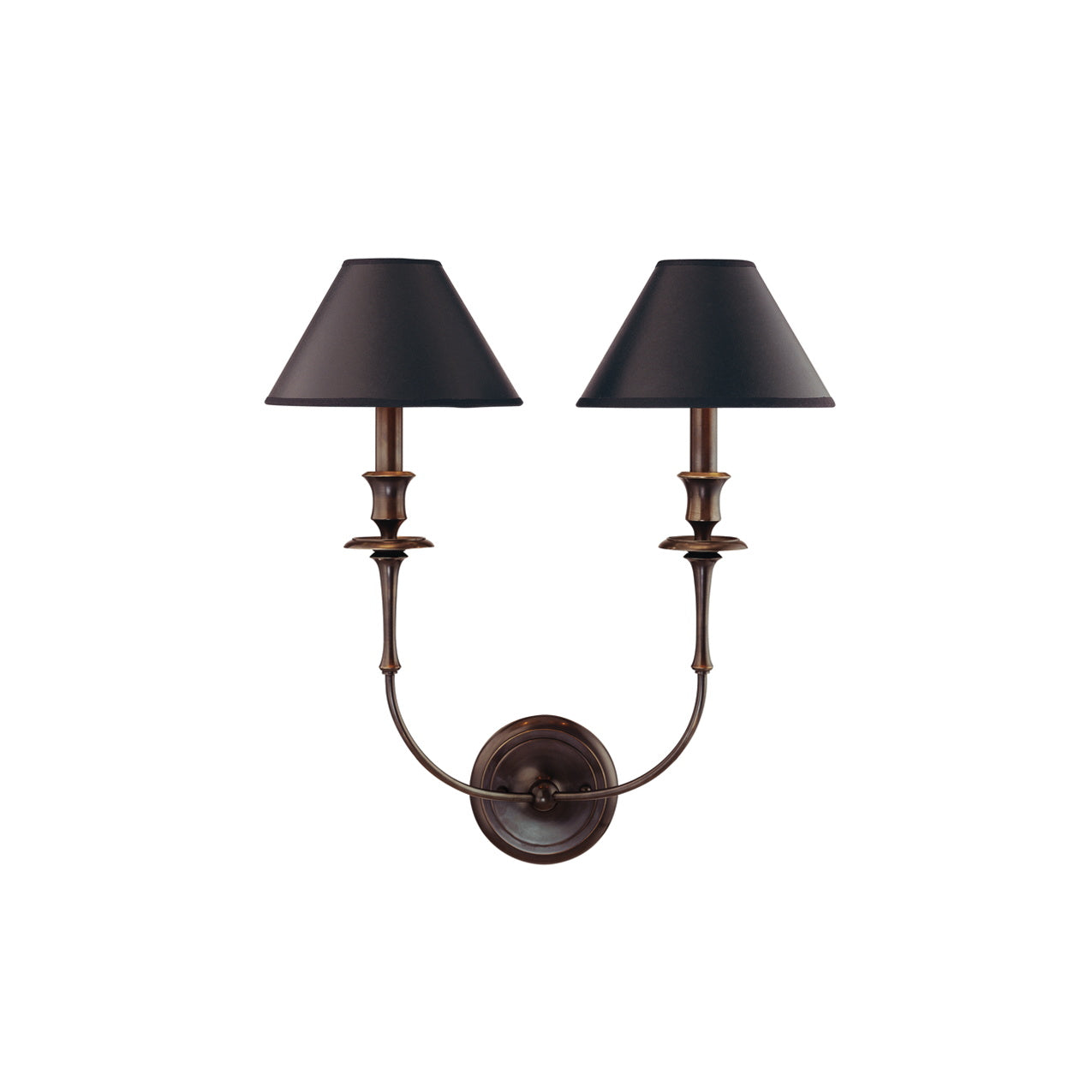 Vedoror Vintage Industrial Brass Fabric Wall Lamp - Neutral Decor