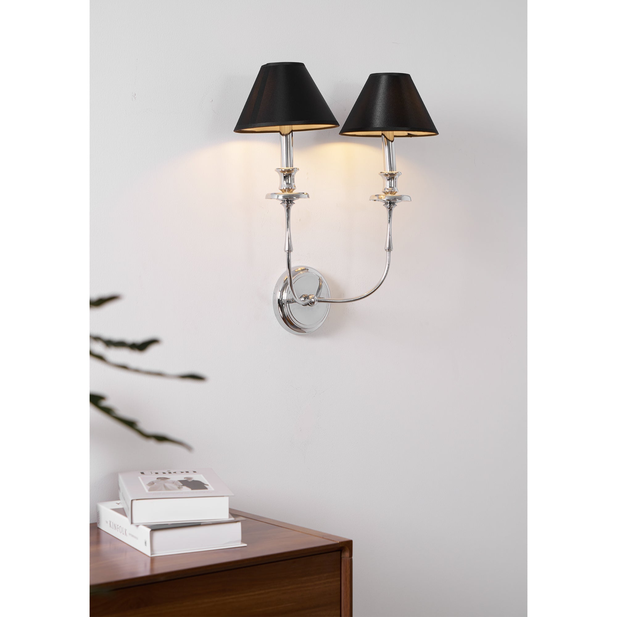 Vedoror Vintage Industrial Brass Fabric Wall Light