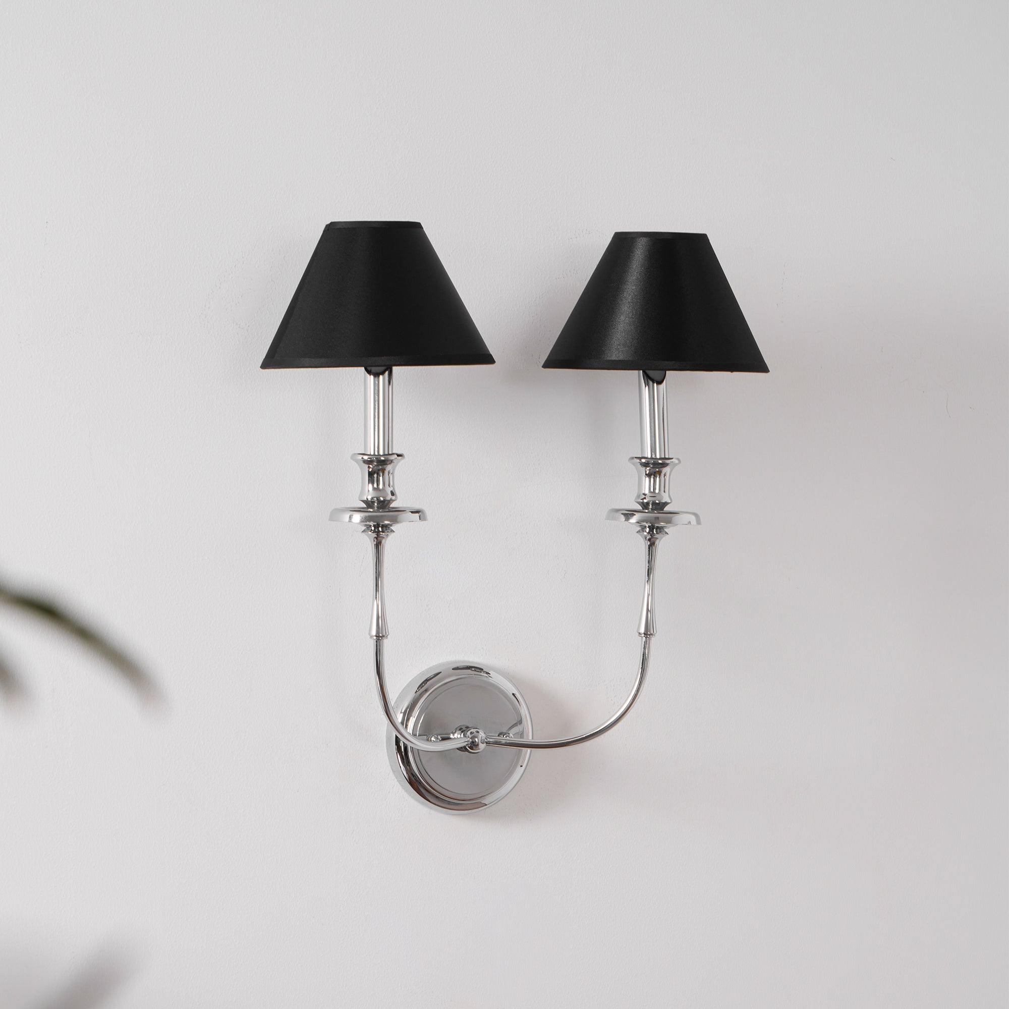 Vedoror Vintage Industrial Brass Fabric Wall Lamp - Neutral Decor