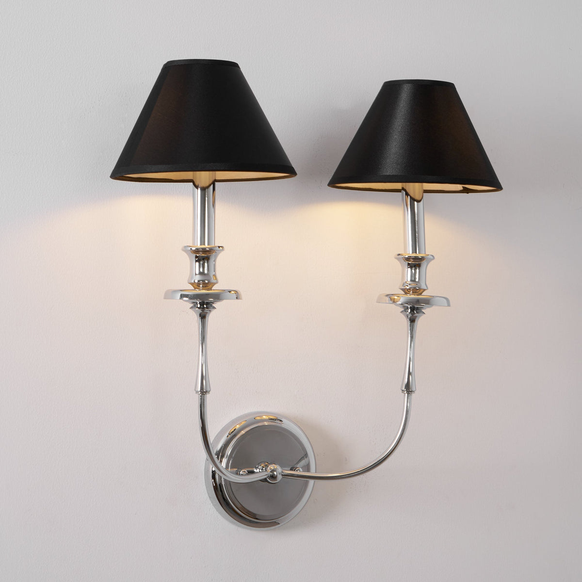 Vedoror Vintage Industrial Brass Fabric Wall Light