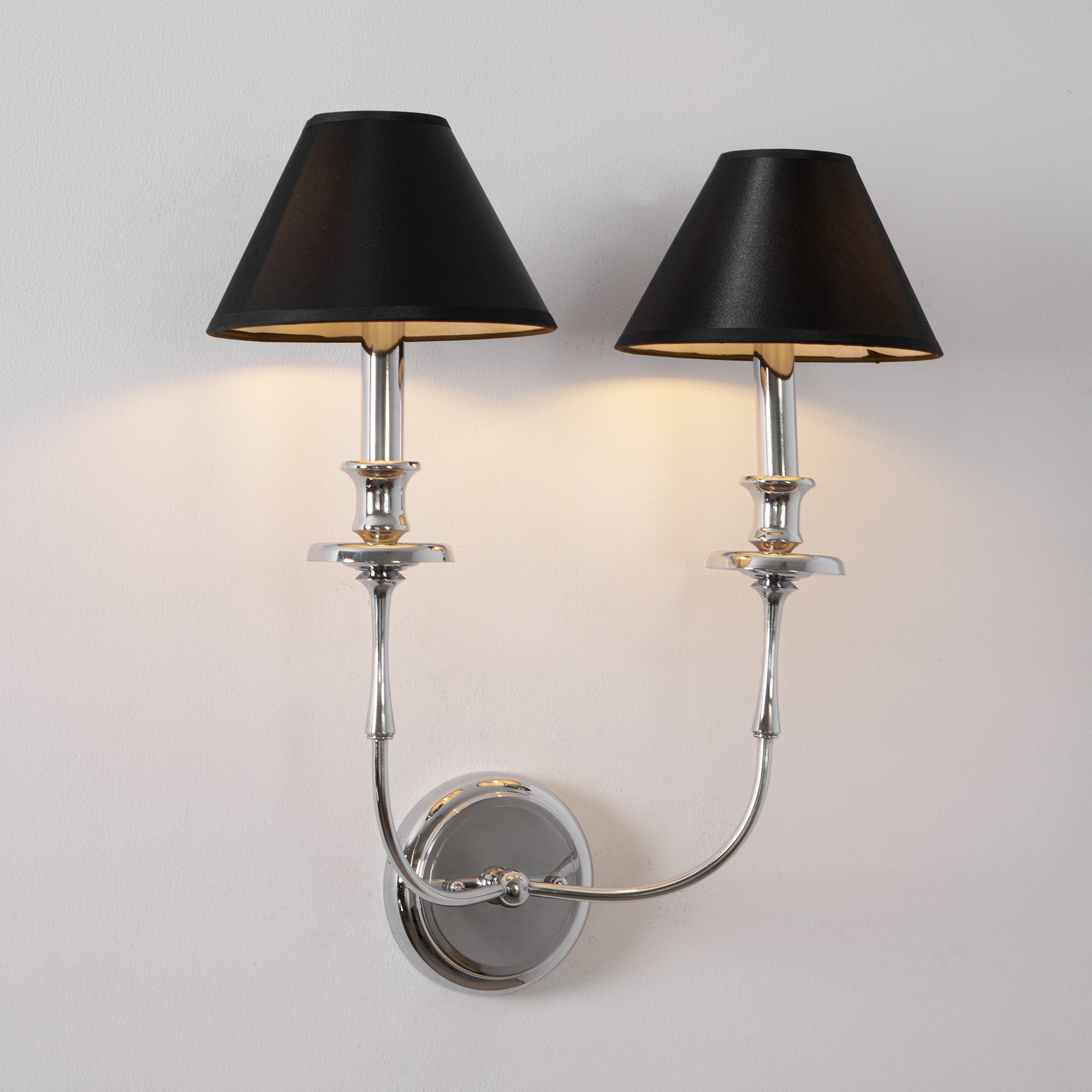 Vedoror Vintage Industrial Brass Fabric Wall Lamp - Neutral Decor
