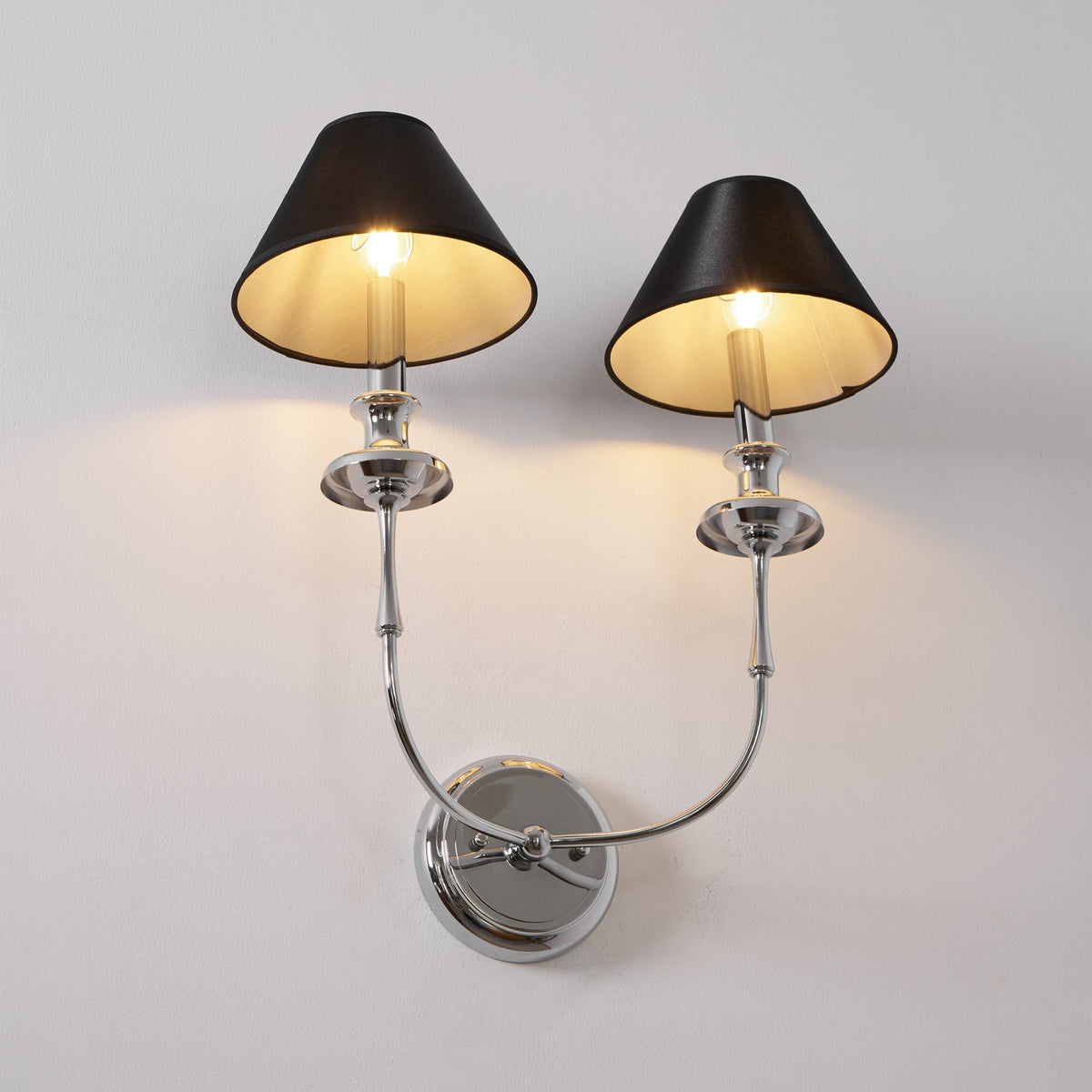 Vedoror Vintage Industrial Brass Fabric Wall Light