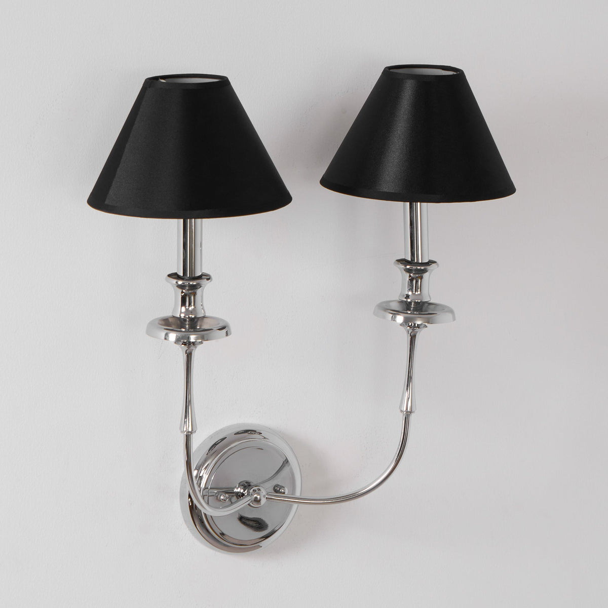 Vedoror Vintage Industrial Brass Fabric Wall Light