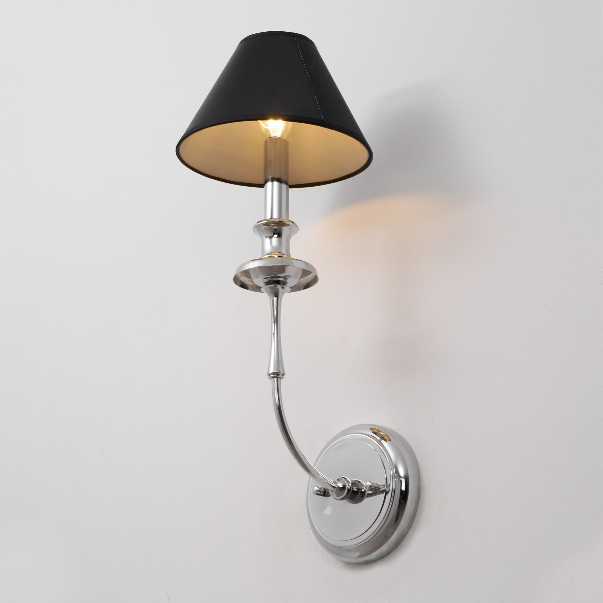 Vedoror Vintage Industrial Brass Fabric Wall Light