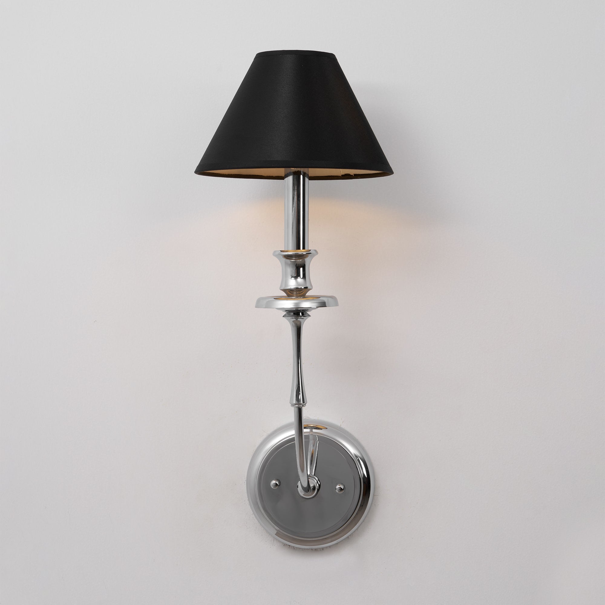 Vedoror Vintage Industrial Brass Fabric Wall Light