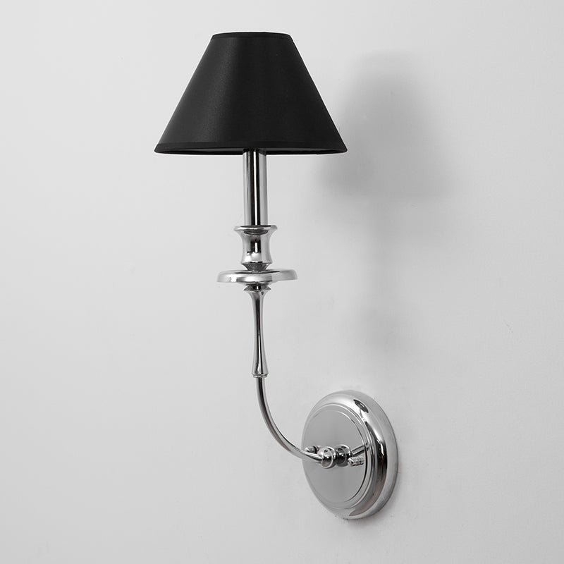 Vedoror Vintage Industrial Brass Fabric Wall Light