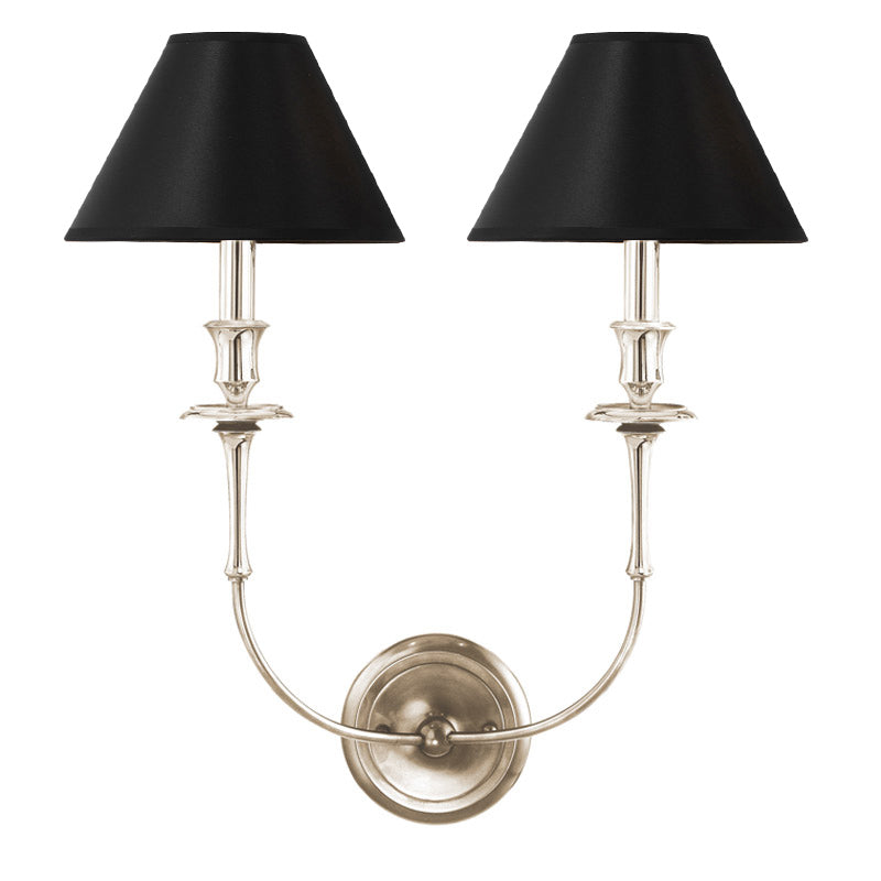 Vedoror Vintage Industrial Brass Fabric Wall Lamp - Neutral Decor