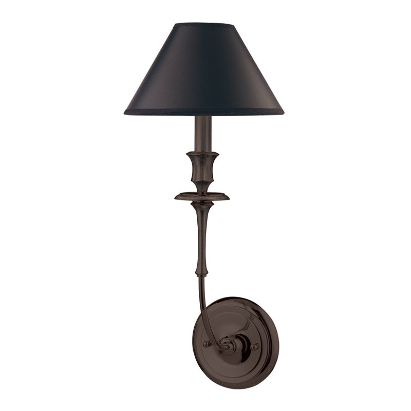 Vedoror Vintage Industrial Brass Fabric Wall Light