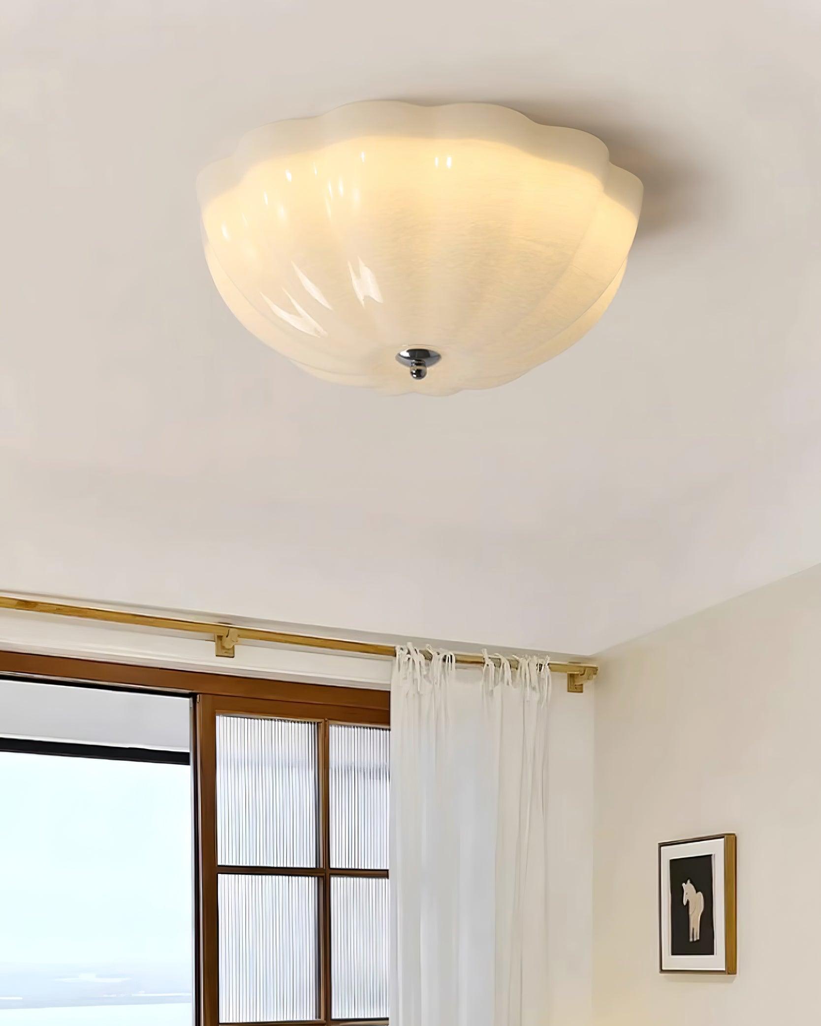 Etta Ceiling Lamp Glass Jelly Opalescent Bedroom