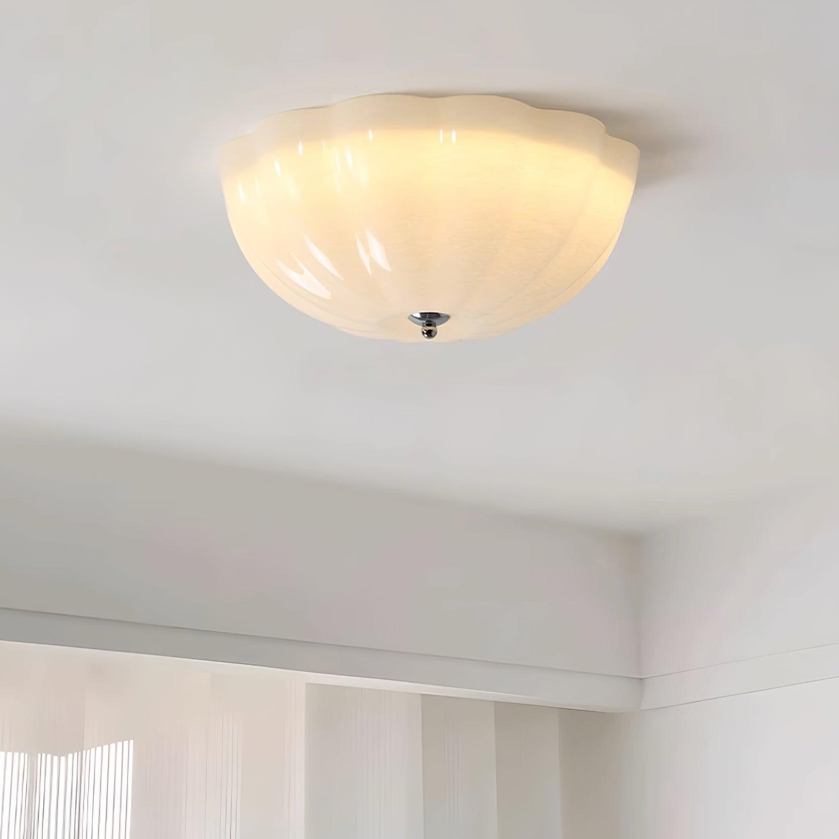 Etta Ceiling Lamp Glass Jelly Opalescent Bedroom