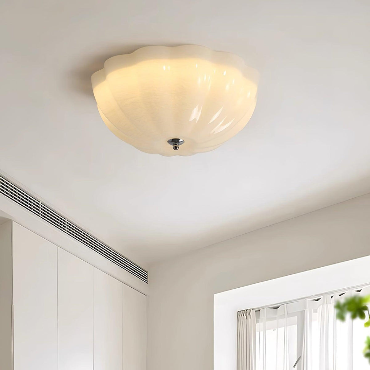 Etta Ceiling Lamp Glass Jelly Opalescent Bedroom