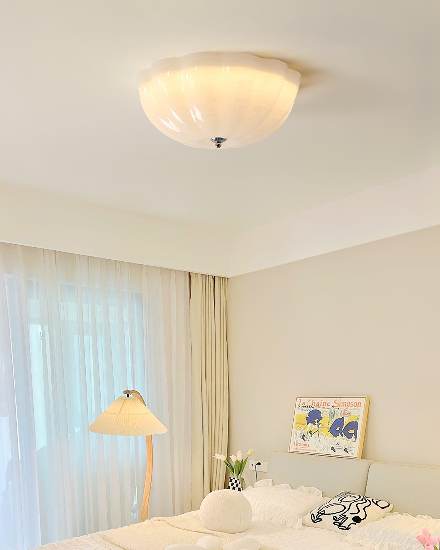 Etta Ceiling Lamp Glass Jelly Opalescent Bedroom