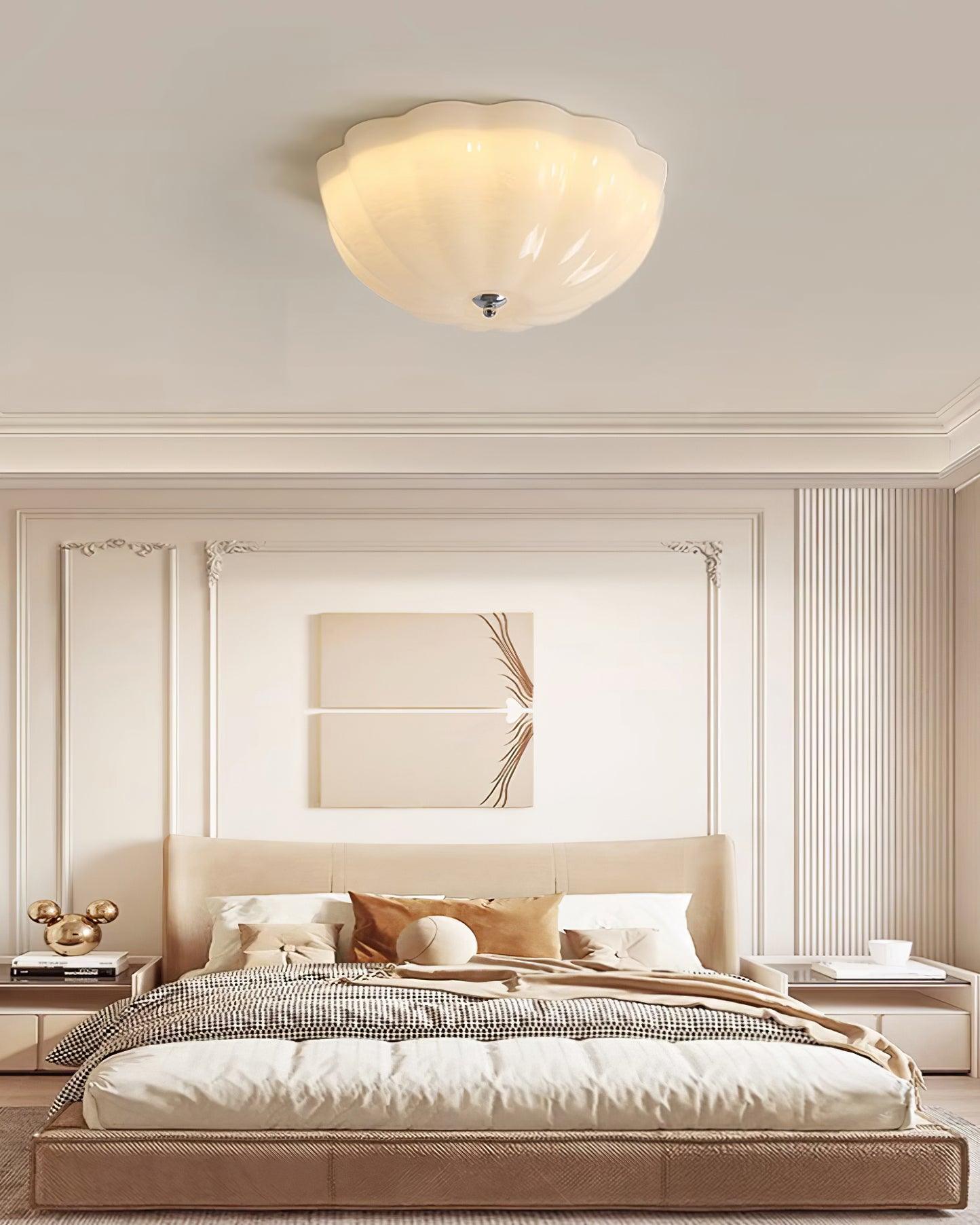 Etta Ceiling Lamp Glass Jelly Opalescent Bedroom