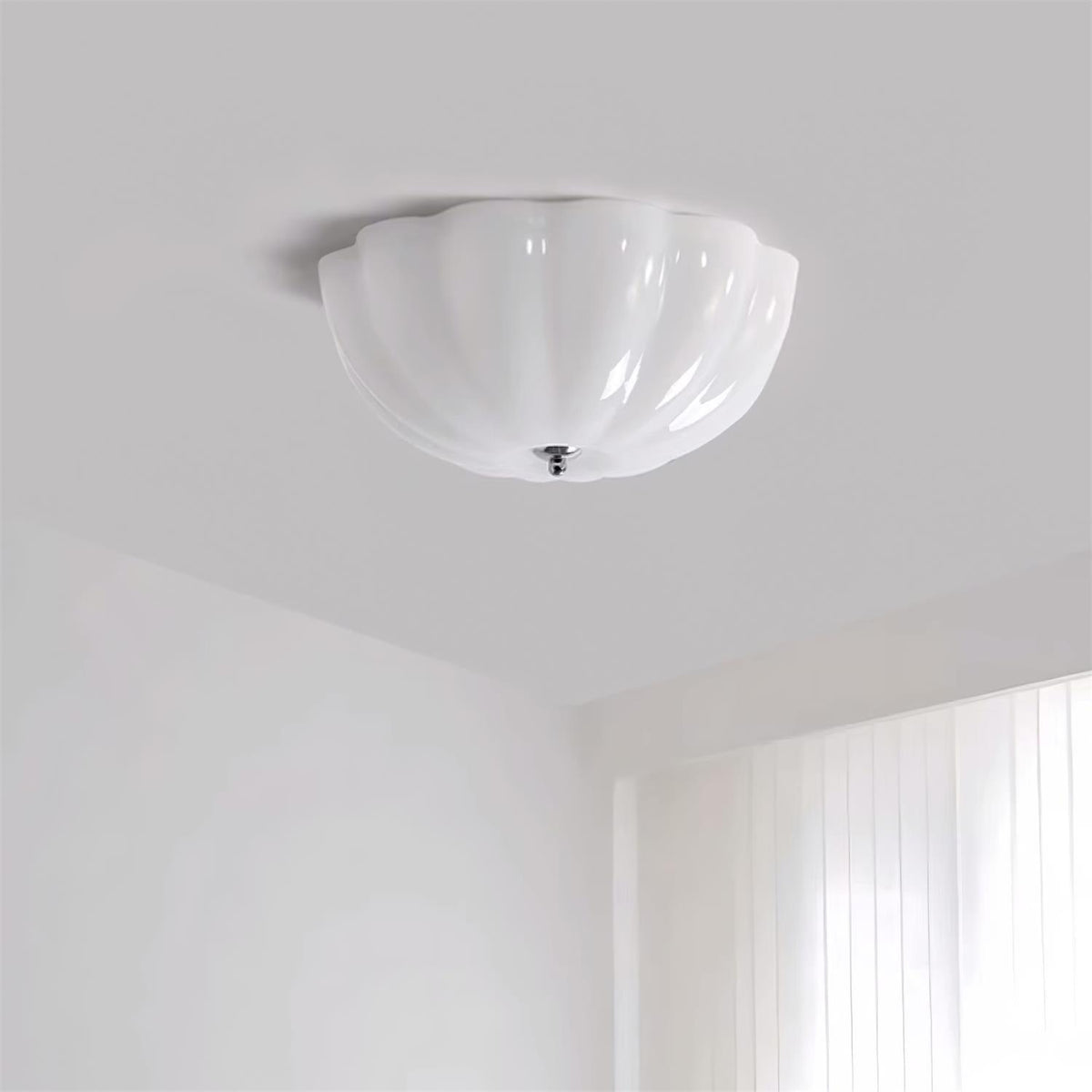 Etta Ceiling Lamp Glass Jelly Opalescent Bedroom