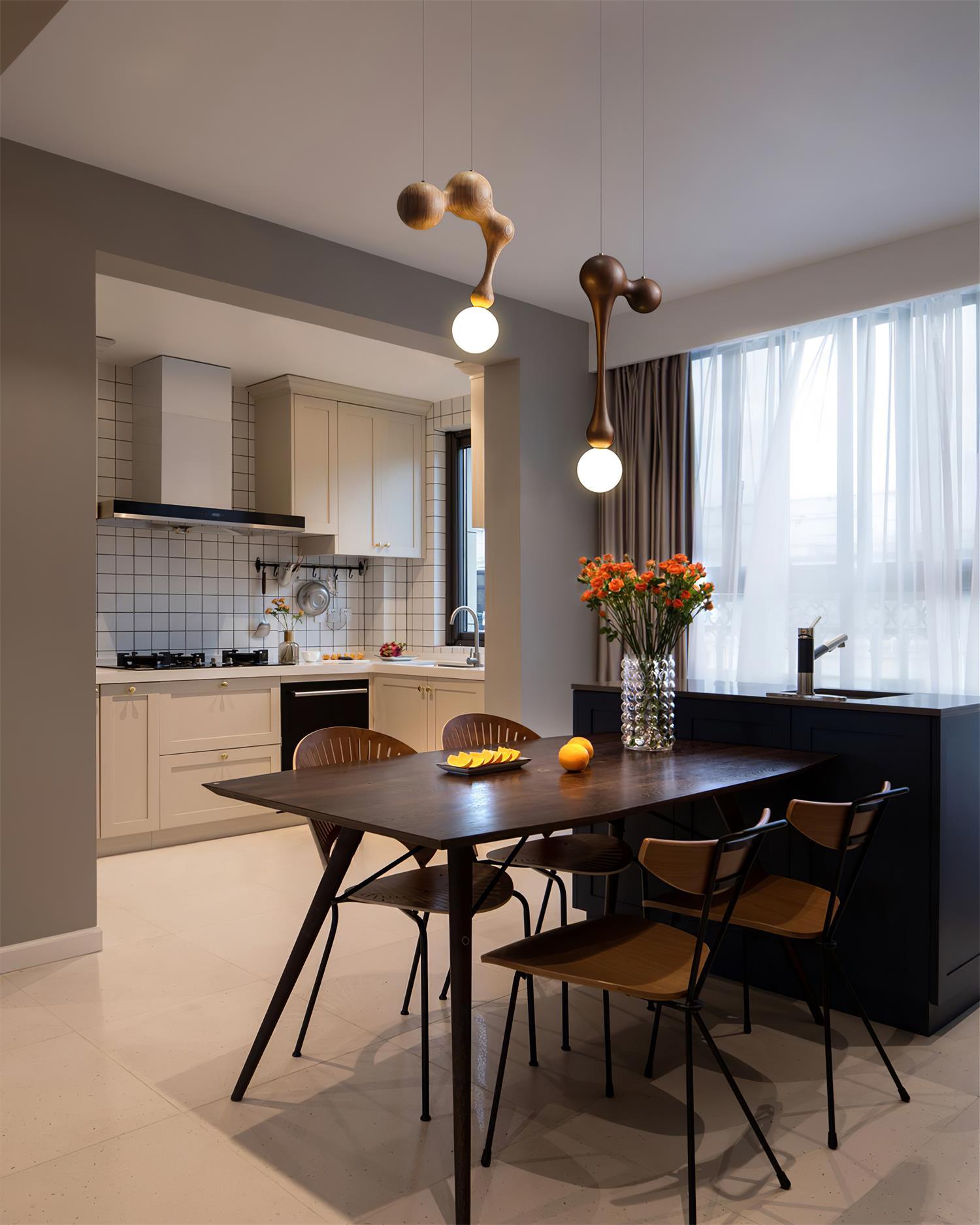 Hale Luxury Wood Pendant Light