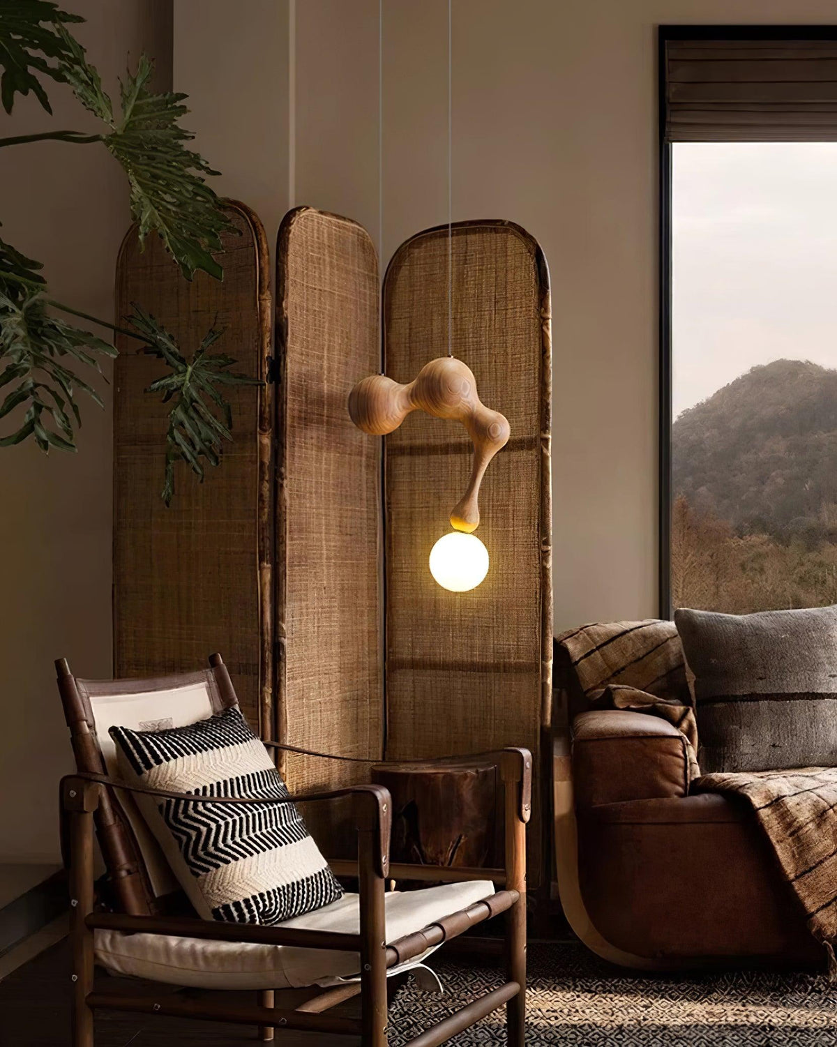 Hale Luxury Wood Pendant Light
