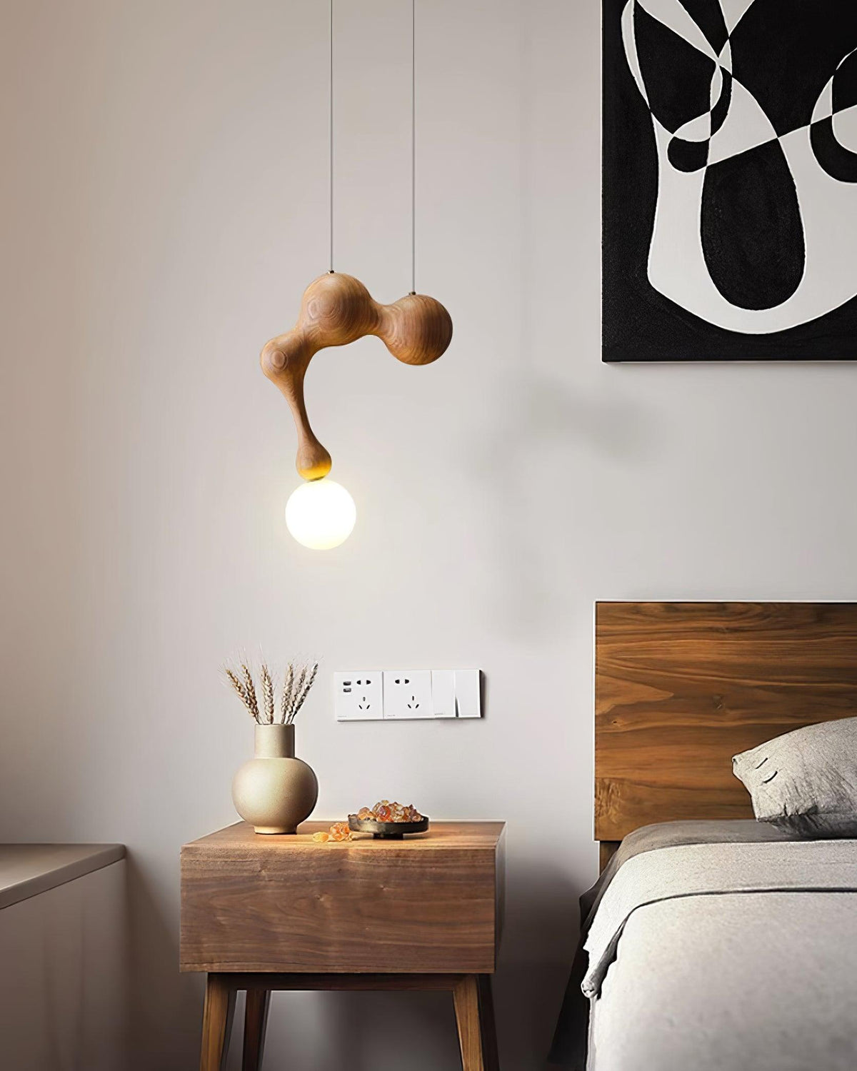 Hale Luxury Wood Pendant Light