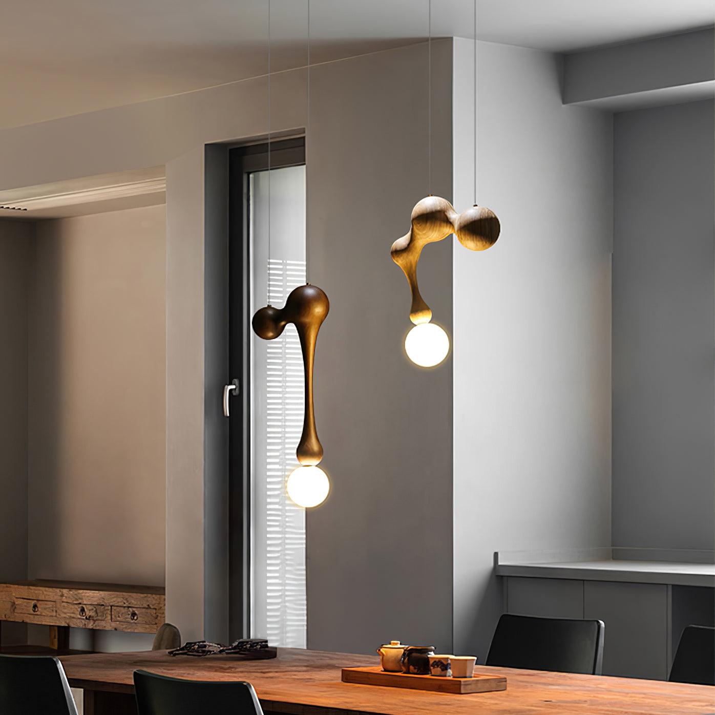 Hale Luxury Wood Pendant Light