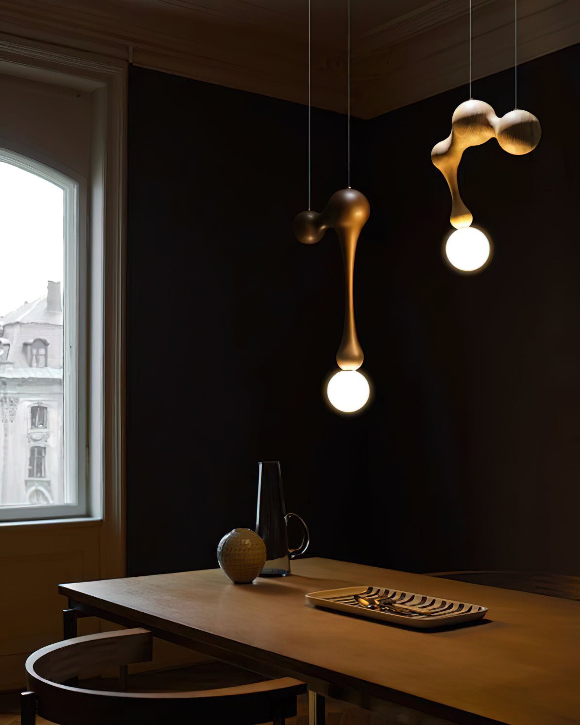 Hale Luxury Wood Pendant Light