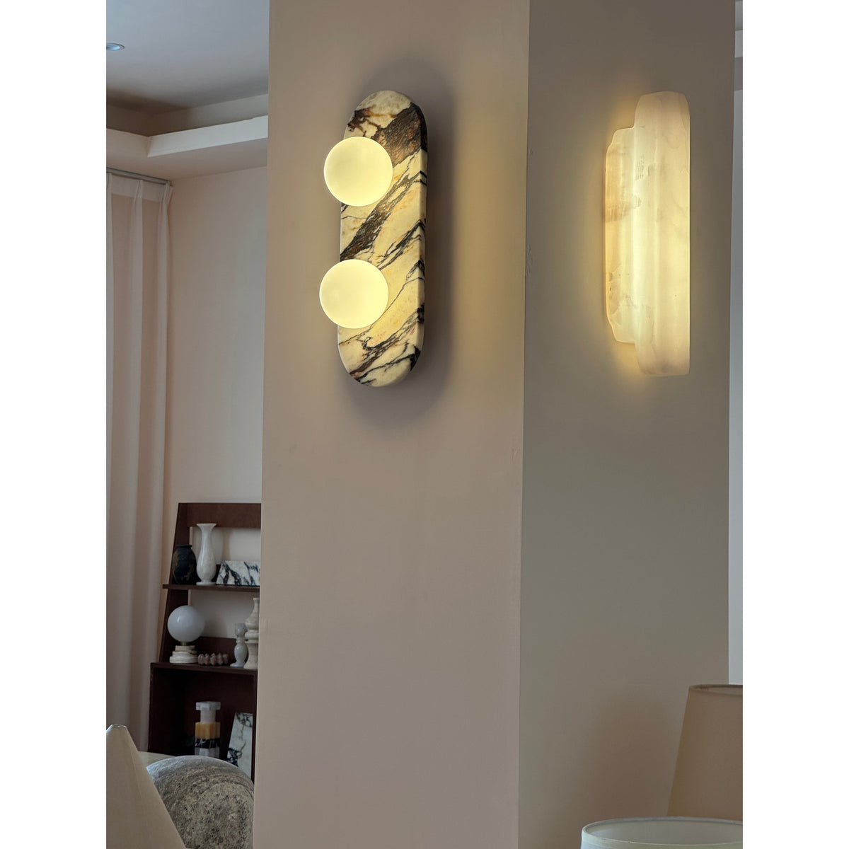 Alvuvyo Elegance Modern Marble Wall Lamp