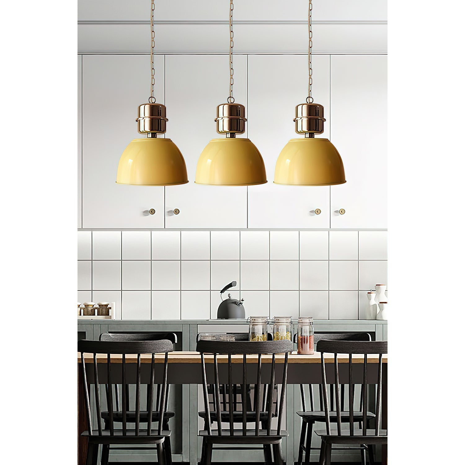 Evlaeia Modern Minimalist Orange Pendant Lamp - Neutral Decor