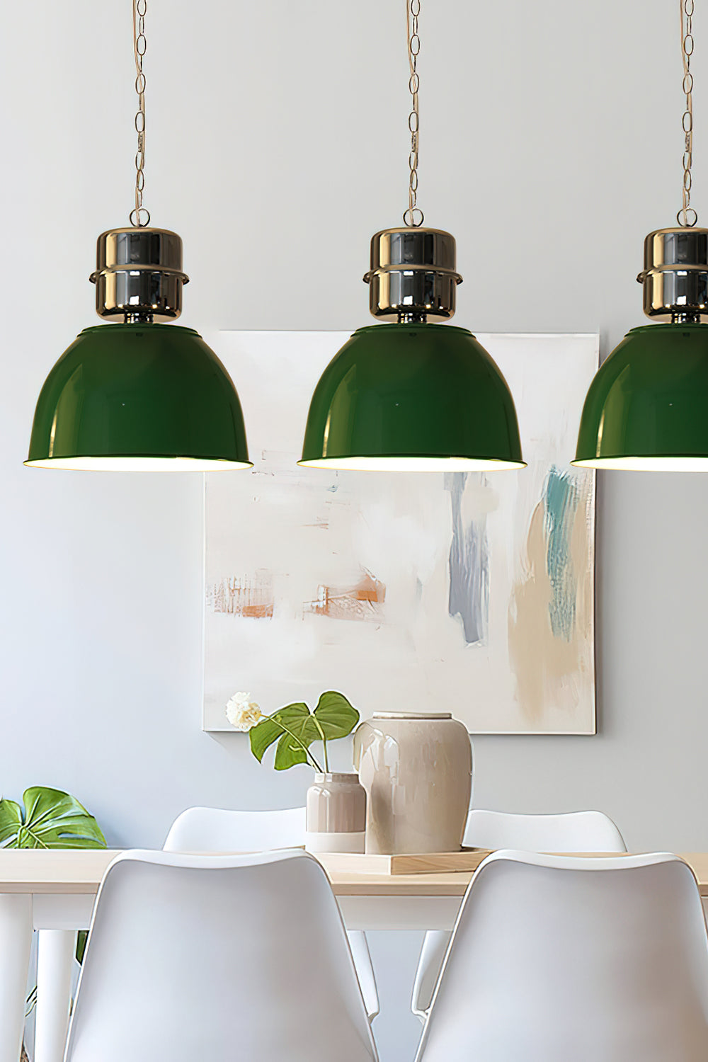 Evlaeia Modern Minimalist Orange Pendant Lamp - Neutral Decor