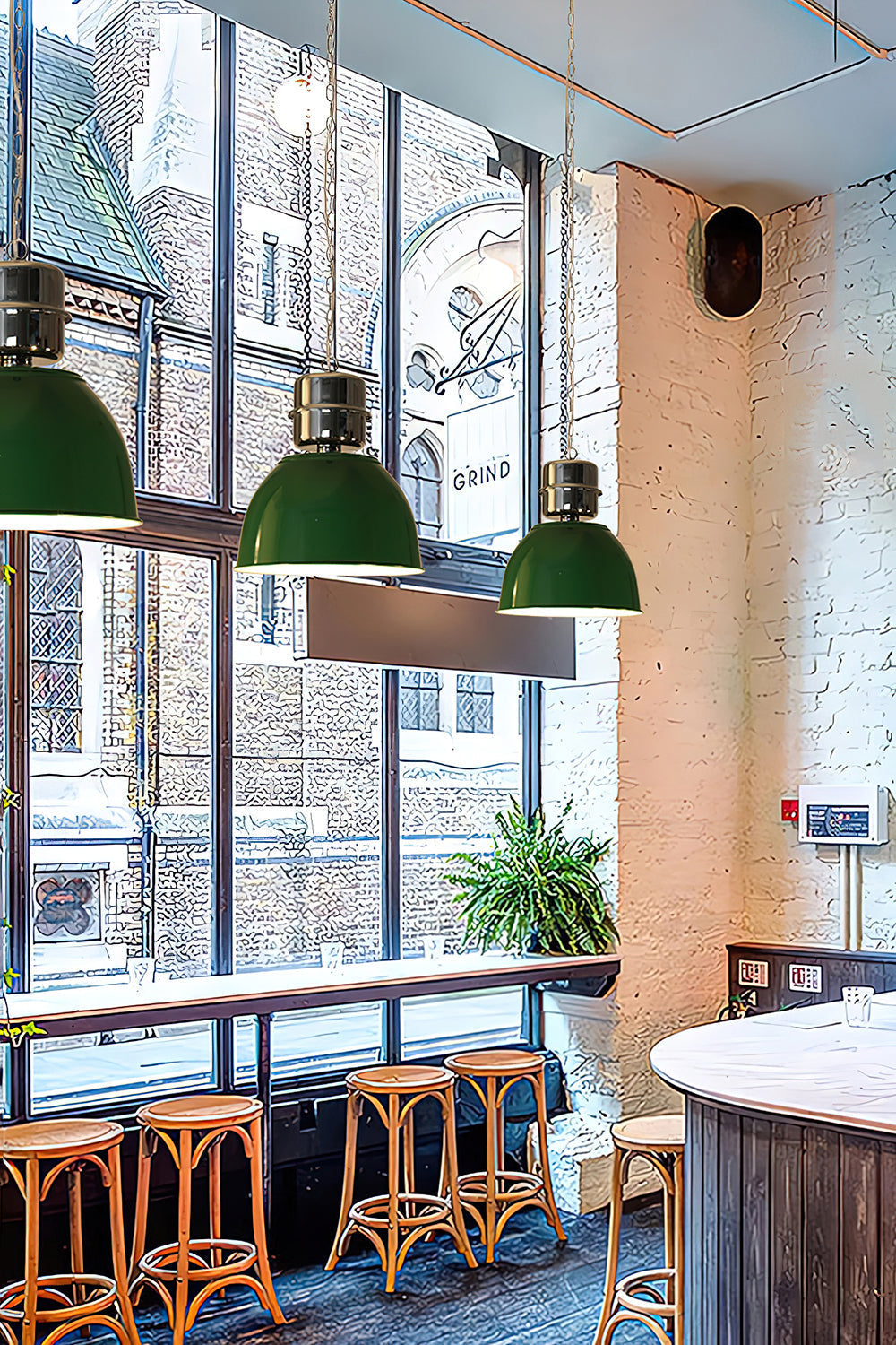 Evlaeia Modern Minimalist Orange Pendant Lamp - Neutral Decor