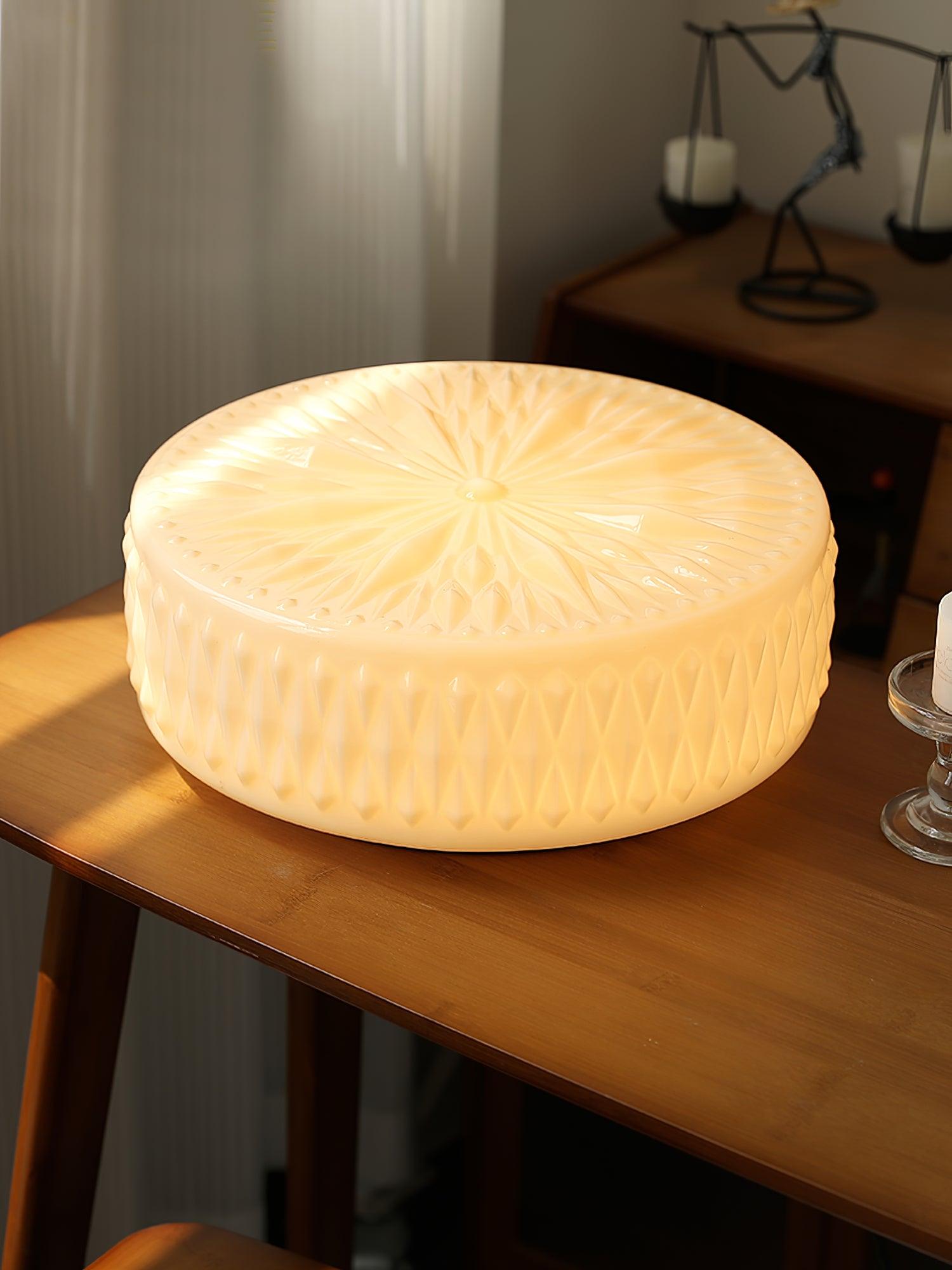 Lioriira Ceiling Lamp Glass Shade and Acrylic Modern Mooncake