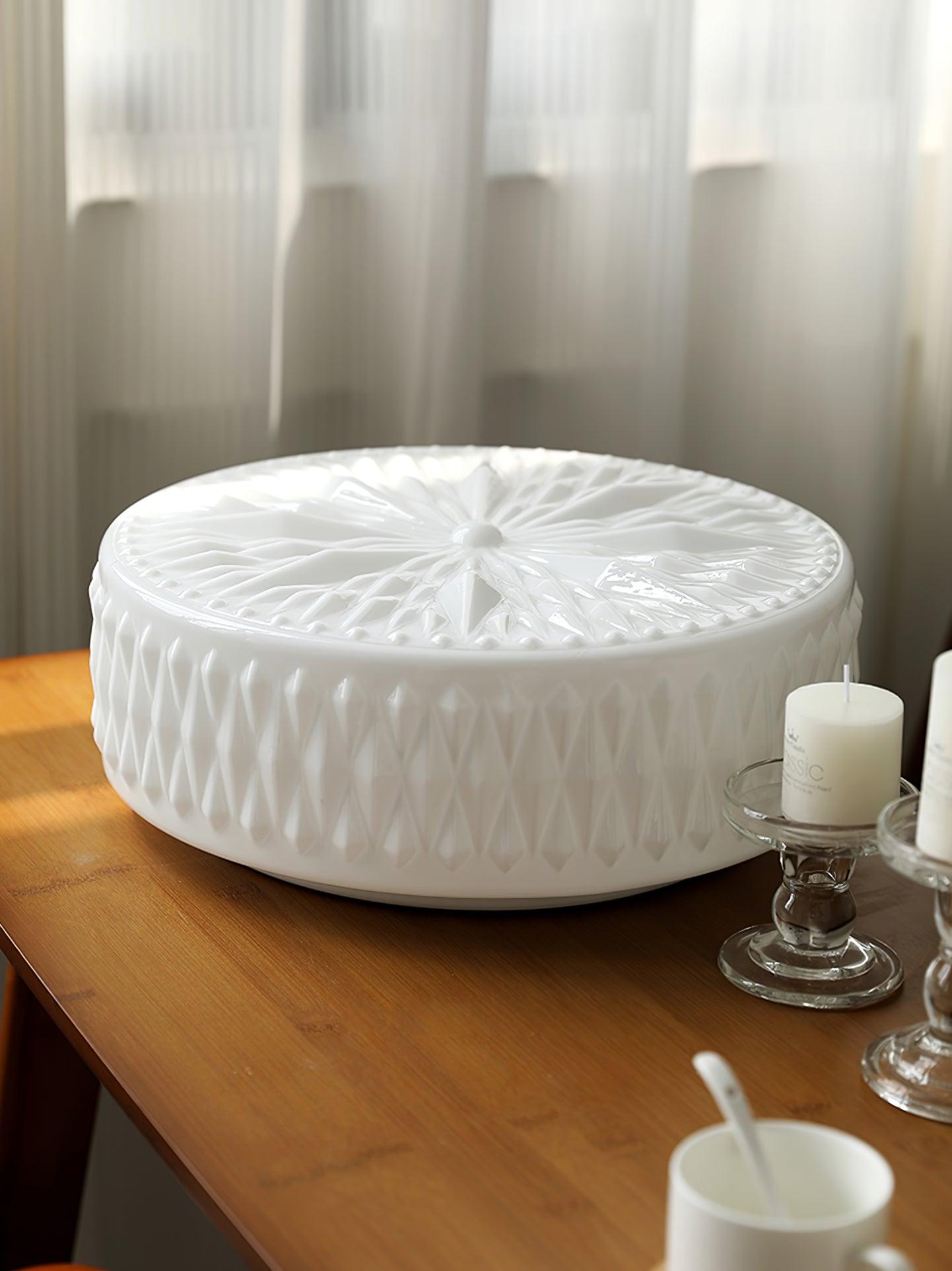 Lioriira Ceiling Lamp Glass Shade and Acrylic Modern Mooncake