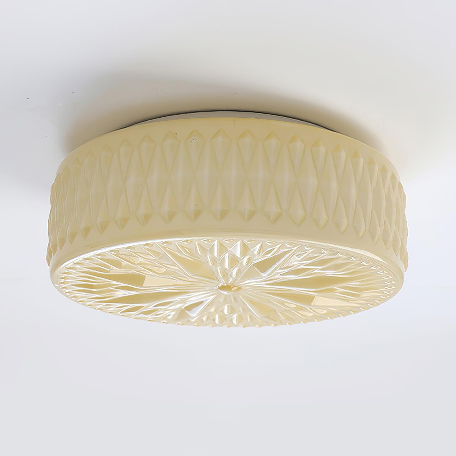 Lioriira Ceiling Lamp Glass Shade and Acrylic Modern Mooncake