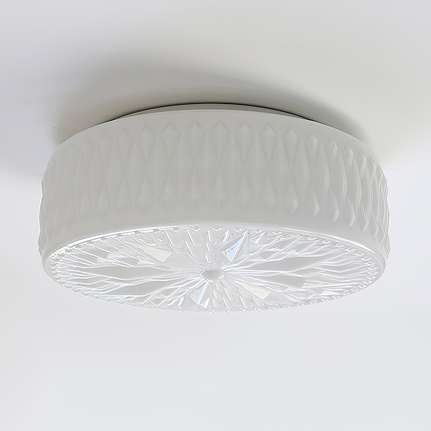 Lioriira Ceiling Lamp Glass Shade and Acrylic Modern Mooncake