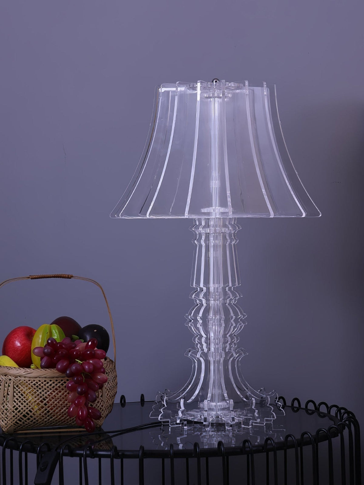 Elmariel Sculptural Acrylic Table Lamp