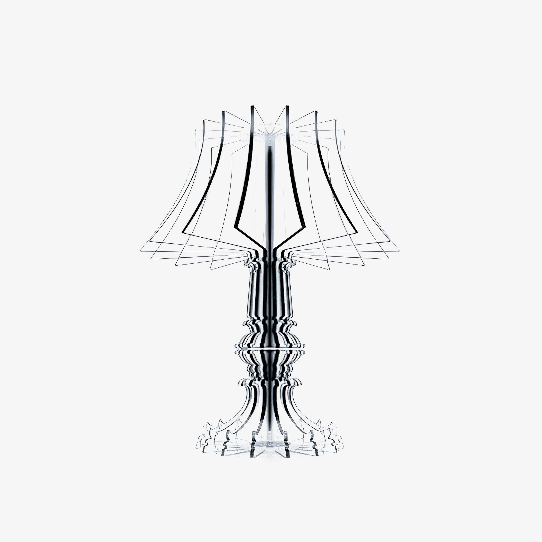 Elmariel Sculptural Acrylic Table Lamp
