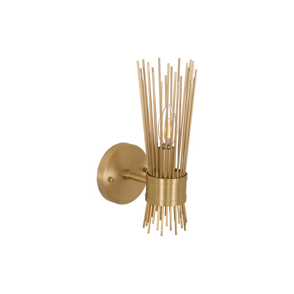 Thresher Postmodern Luxury Candle Brass Wall Light