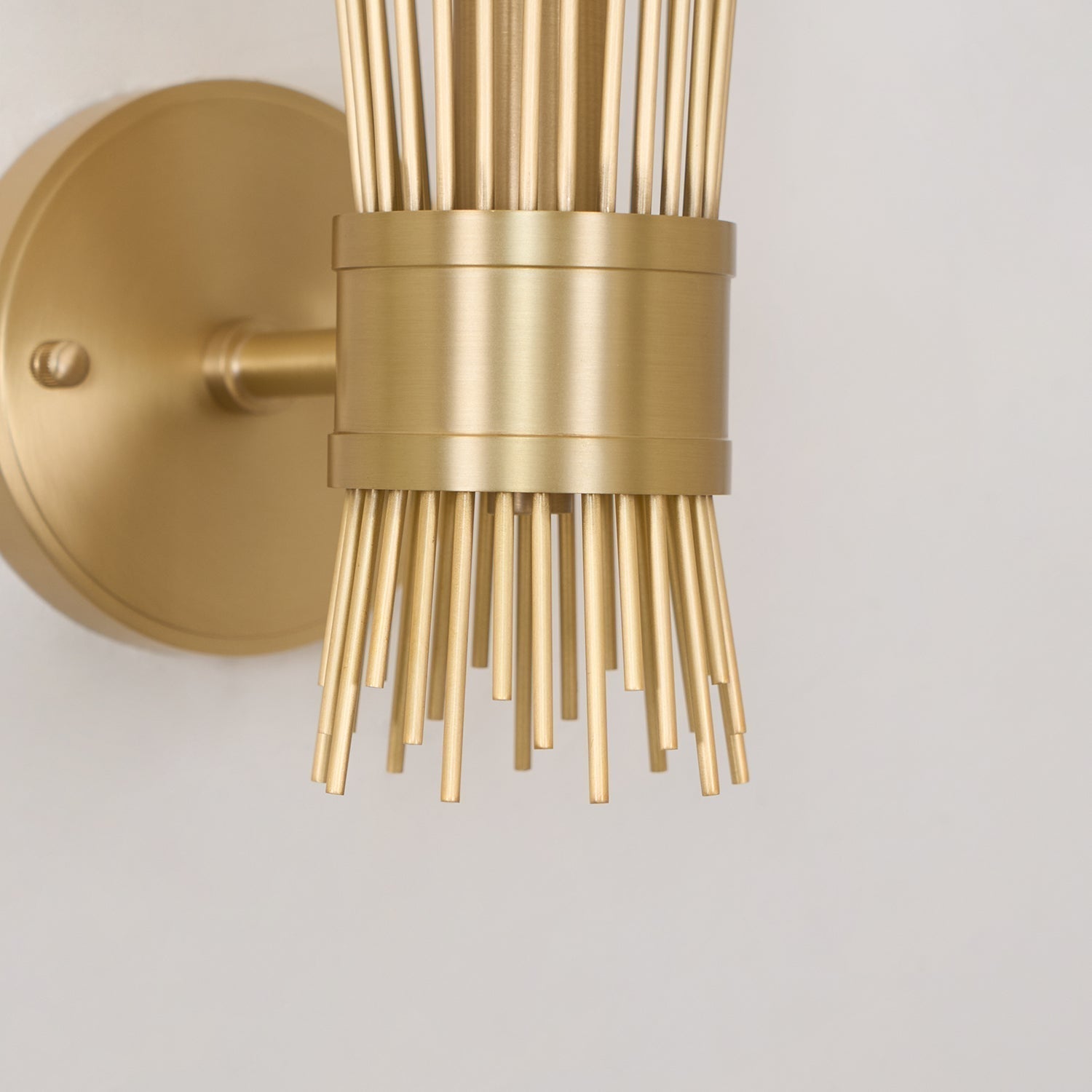 Thresher Postmodern Luxury Candle Brass Wall Light
