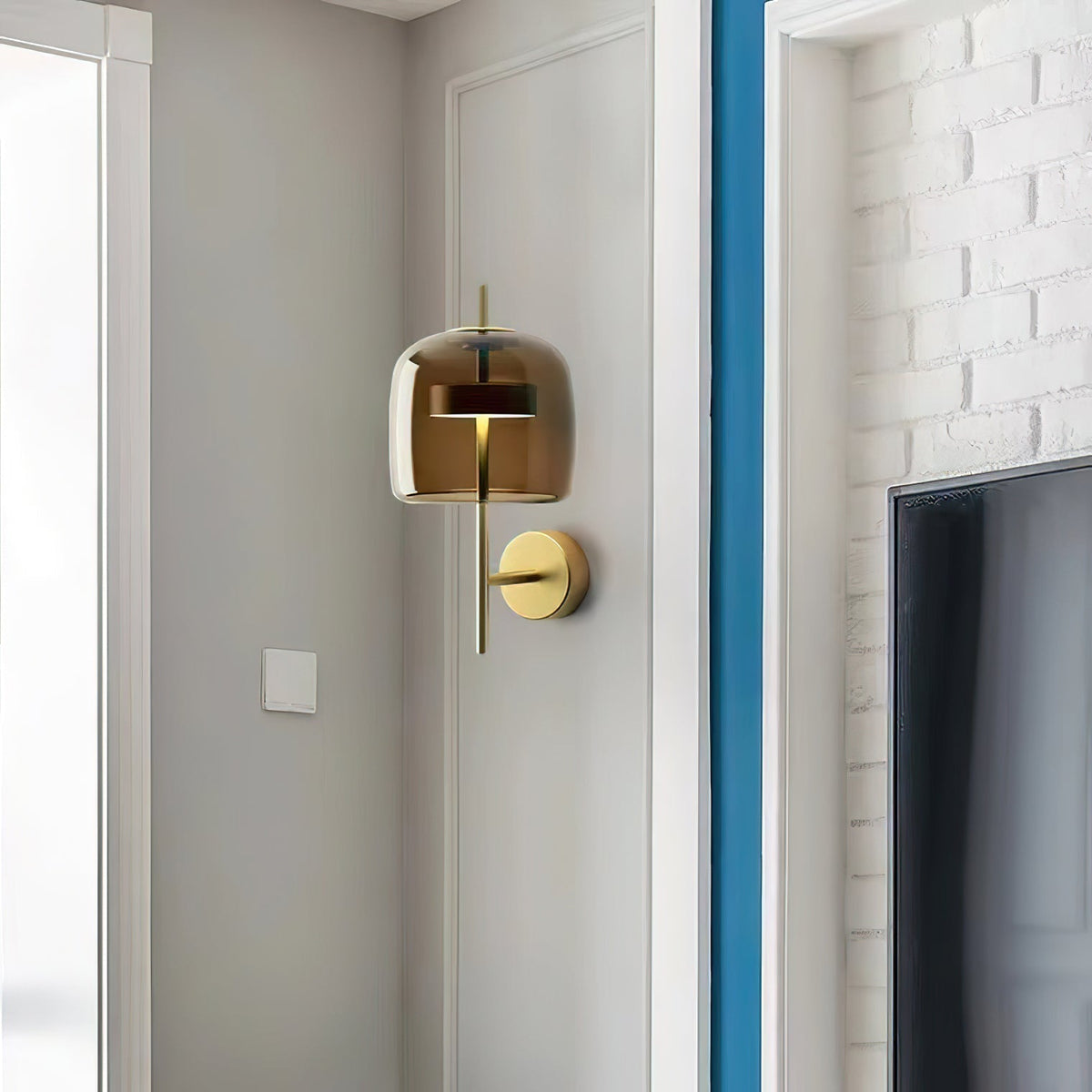 Caless Premium Nordic Art Glass Sconce Wall lamp