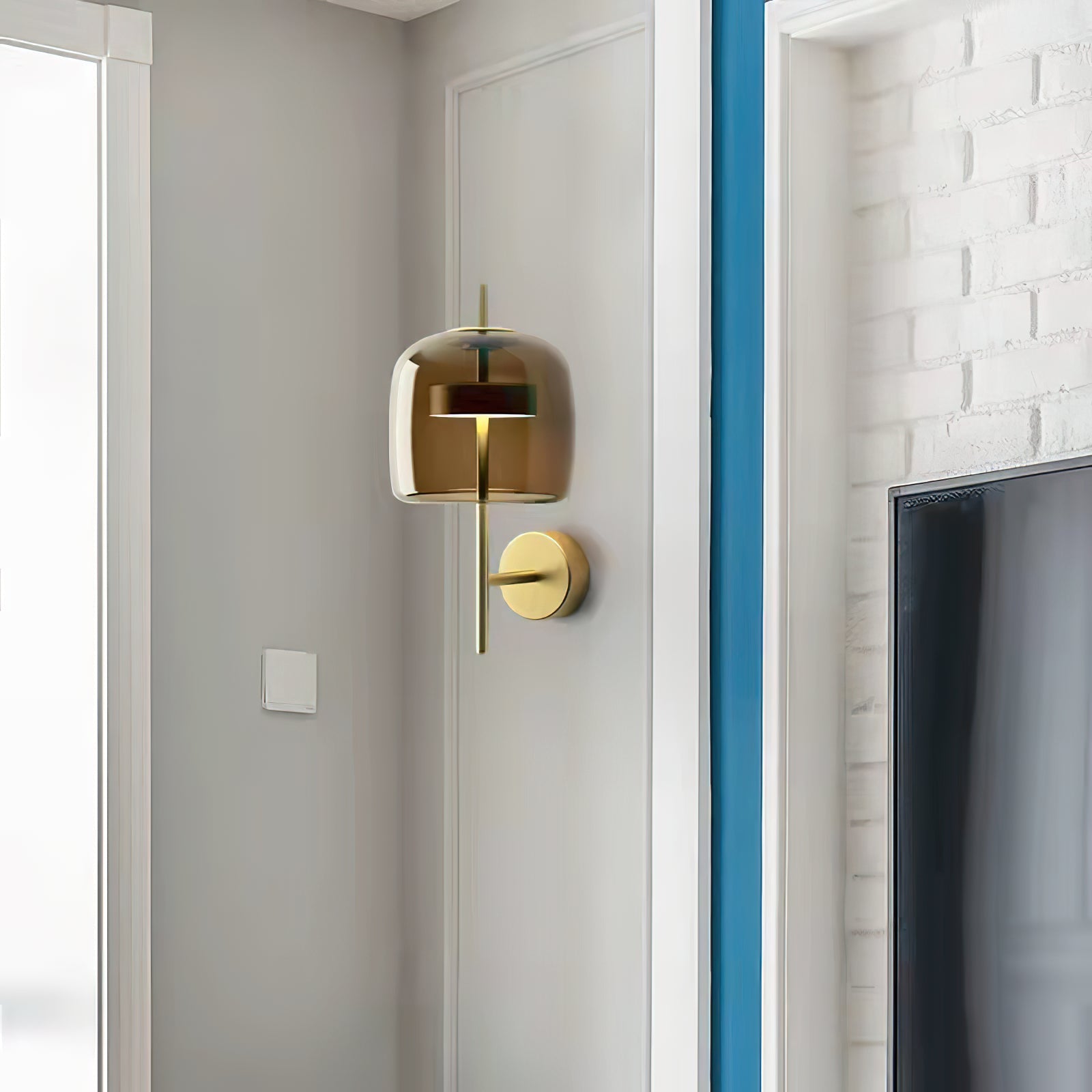 Caless Premium Nordic Art Glass Sconce Wall lamp