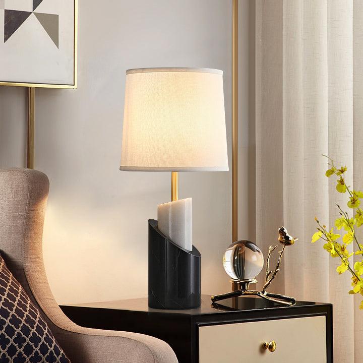 Crest Contemporary Brass Table Lamp
