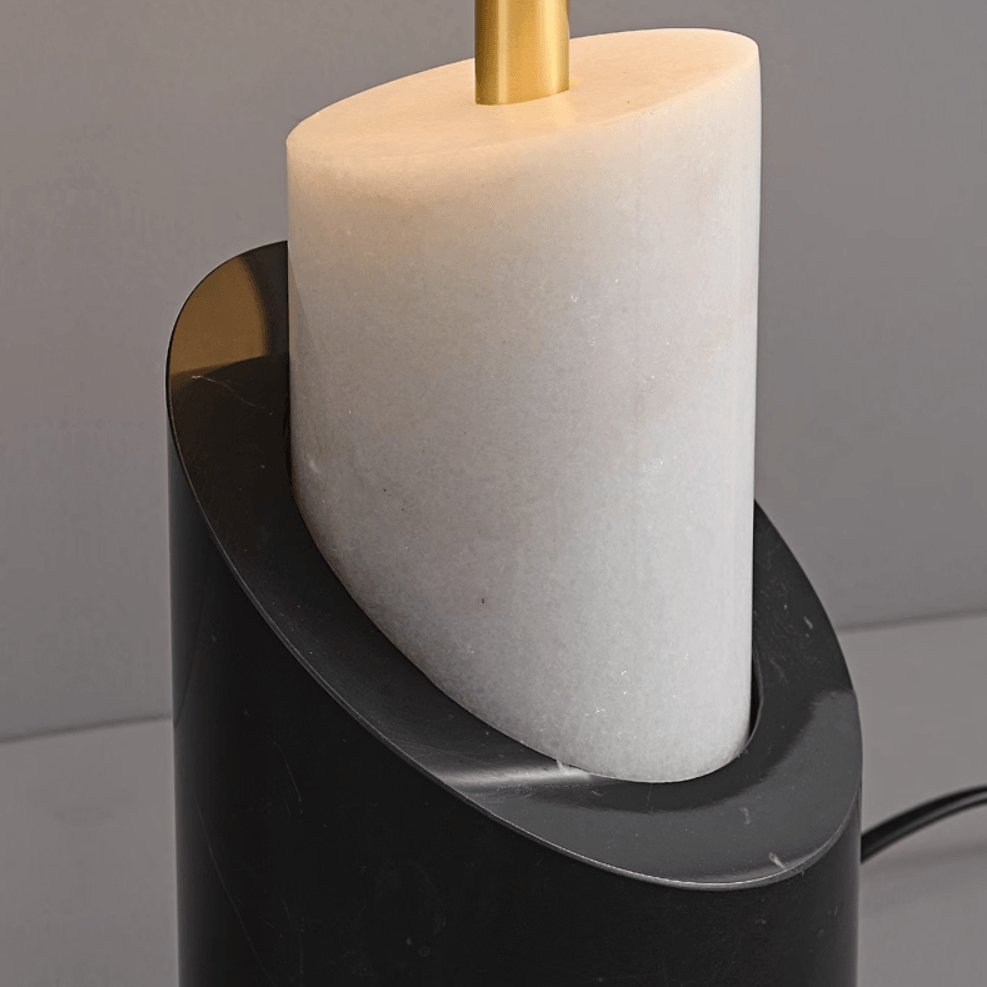 Crest Contemporary Brass Table Lamp